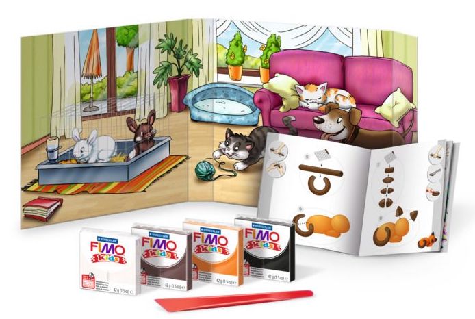 FIMO klei huisdieren set - Inhoud verpakking
