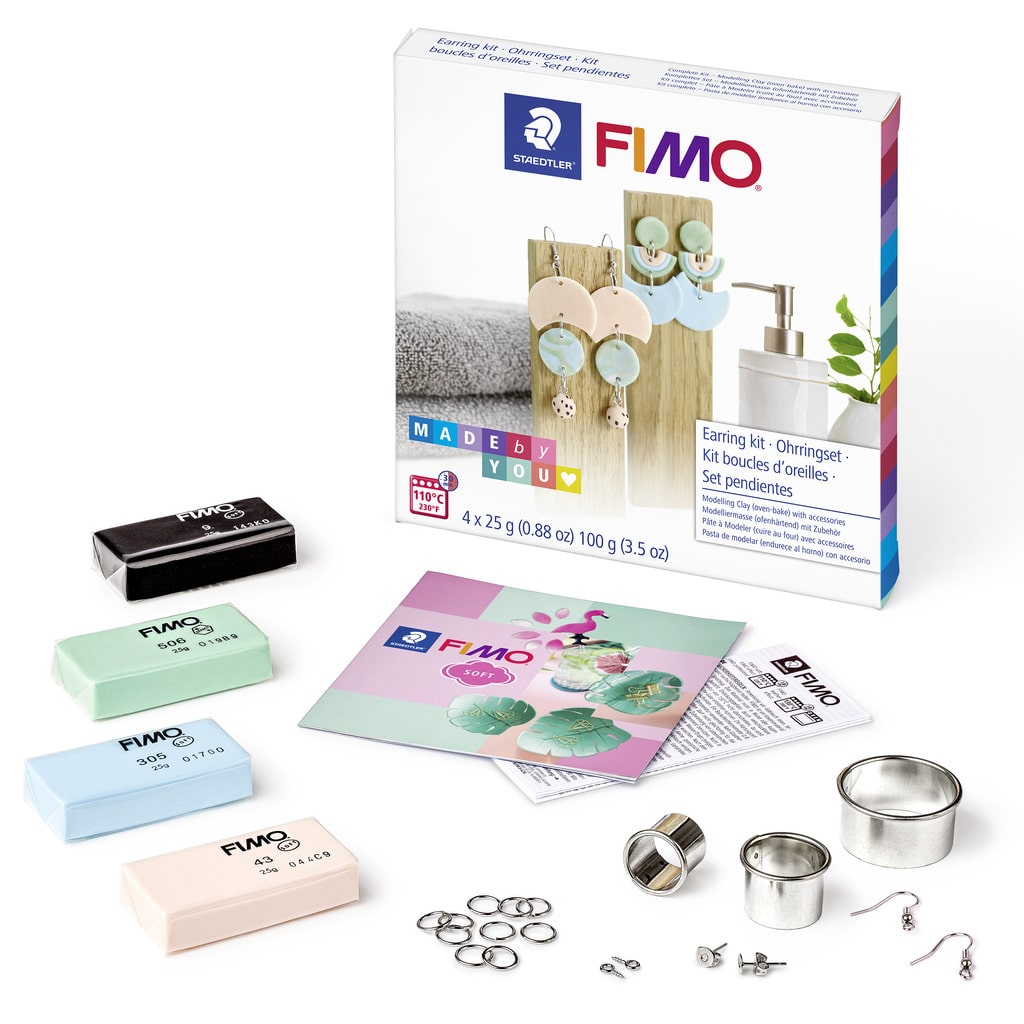 FIMO Oorbellenset DIY - Inhoud verpakking